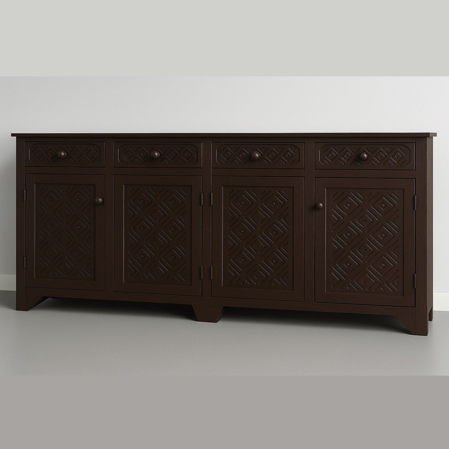 MODULAR MARROQUI 4 PUERTAS WENGUE